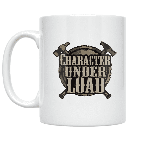 Character Under Load Brotherhood Badge Design - Brotherhood Enthusiast - 11 oz Ceramic Coffee Mug