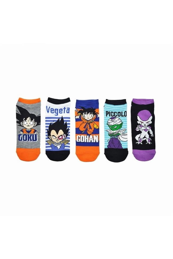 Character Variety Low Cut Socks - Size 8-12 - 5 Pair