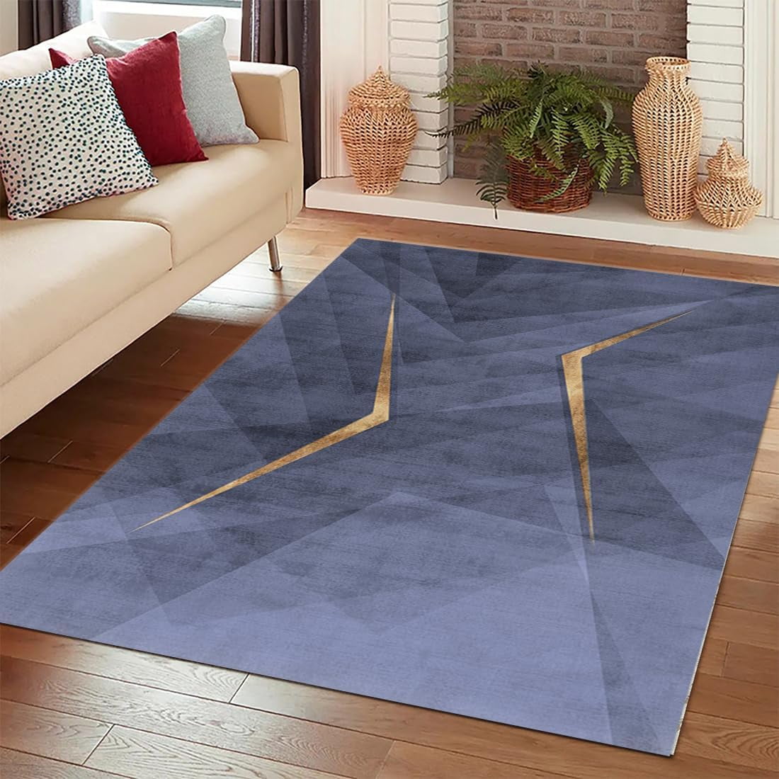 Characteristic Element Area Carpet, Comfortable Non Slip Rugs For ...