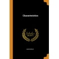 thumbnail image 1 of Characteristics (Paperback), 1 of 1