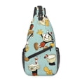 thumbnail image 1 of Characters Cuphead Show Sling Bag Crossbody Backpack Chest Bags Diagonally Travel Daypack For Women Men Adults Teen, 1 of 1