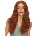 thumbnail image 1 of Showgirl Deluxe Wig Color Auburn - Sepia Costume Wigs Long Wavy Mid Back Length 70s Woman Ladies Witch, 1 of 2