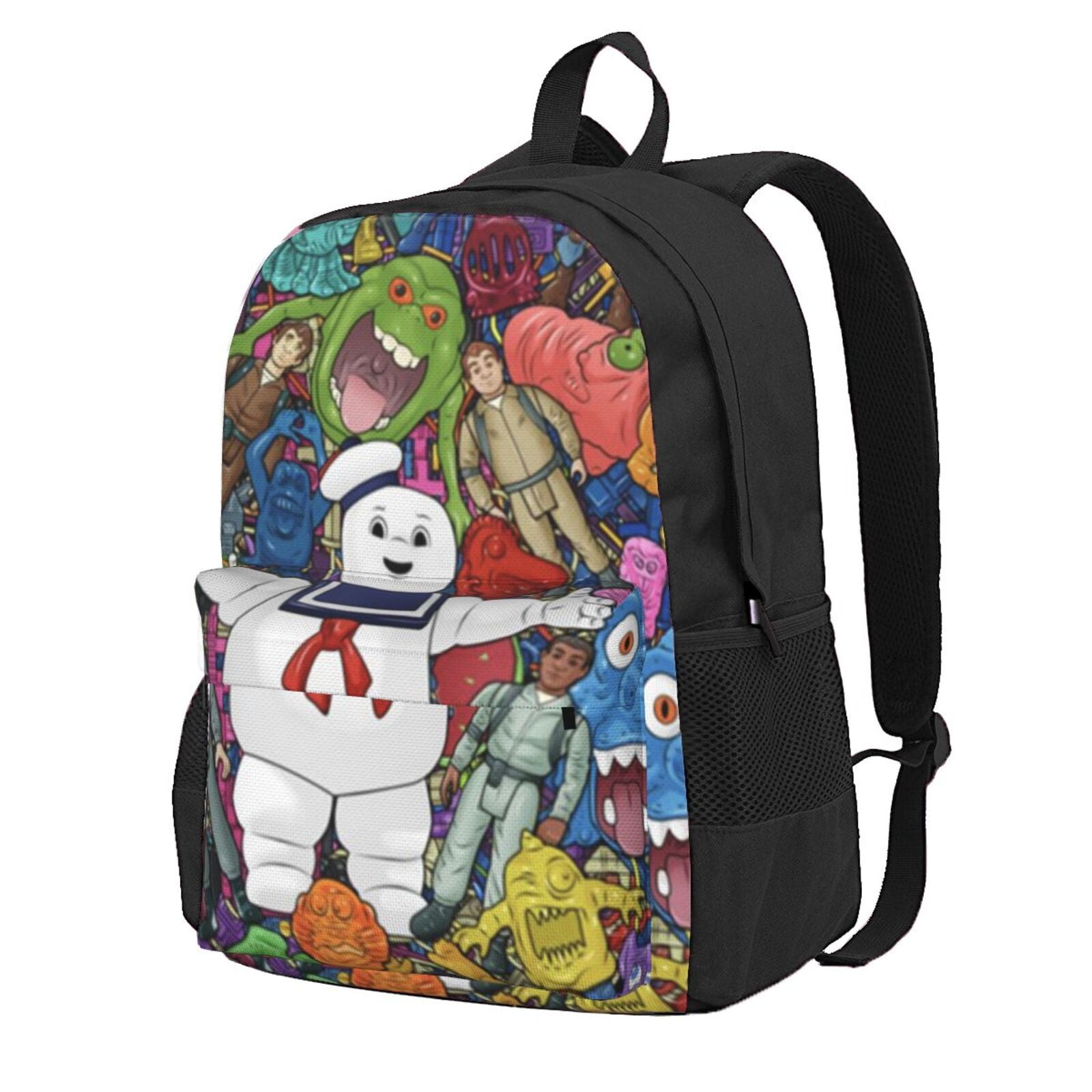Characters Ghostbusters Laptop Backpack School Bag Kids Backpacks Adult Large Capacity Casual Daypack Student Satchel Bookbag Outdoor Knapsack Rucksack Walmart