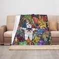 thumbnail image 1 of Characters Ghostbusters Throw Blanket Soft Cozy Fuzzy Flannel Blanket Decor Bed Blanket Gift 50x40in For Adult/Teen/Kids, 1 of 7