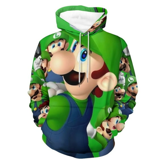 Characters Luigi's Mansion Unisex Hoodies Sweatshirts Daily Casual Pullover Hooded 3D Print Fashion Novelty Hoody Clothing For Mens And Womens
