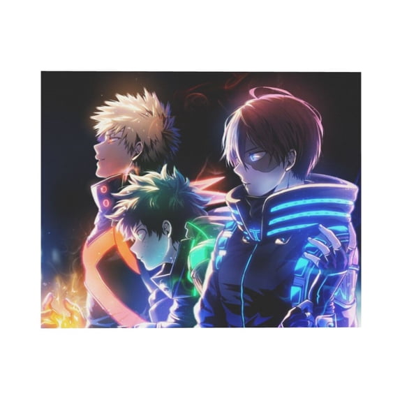 Characters My Hero Academia Canvas Decorative Poster Art Picture Painting Bedroom Painting Decor Dinner Room Living Room Posters Gift Unframe Wall Poster 20"x24"