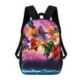 thumbnail image 1 of Characters Ninjago Backpack Daypack Fashion School Bag Satchel Bookbag Multipurpose Laptop Travel Bag Adjustable Shoulders Rucksack, 1 of 8