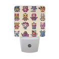thumbnail image 1 of Characters Pixel Style Night Light 2 Pack LED Nightlight Plug into Wall Dusk to Dawn Sensor Soft White, 1 of 7