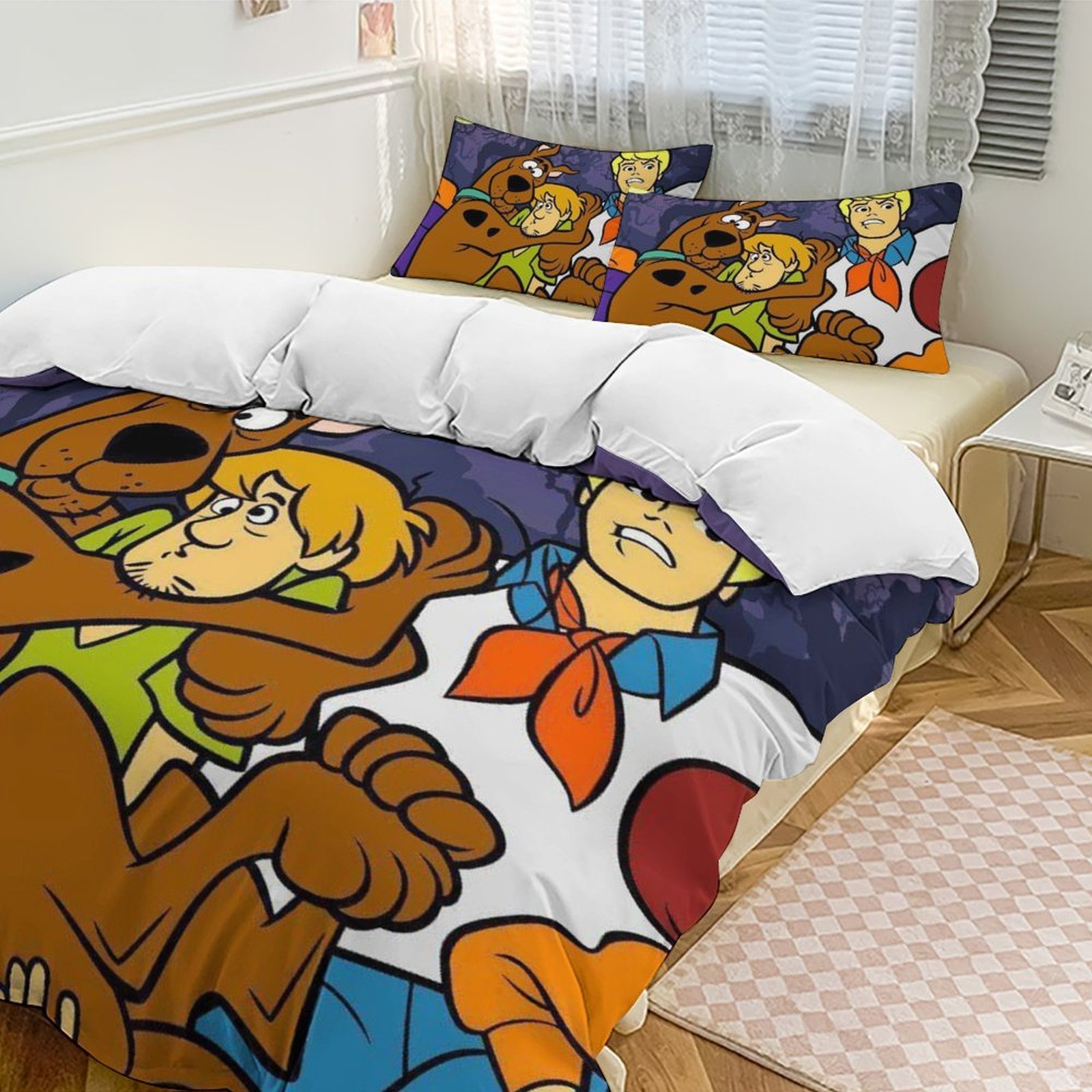 Characters Scooby Doo 3 Pieces Bedding Set Soft Comforter Sets ...