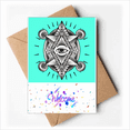 thumbnail image 1 of Charade Mystical Imprinting Eyes Welcome Back Greeting Cards Envelopes Blank, 1 of 4