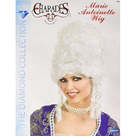 Deluxe Adult Womens White Victorian Lady Costume Marie Antoinette Wig