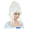 thumbnail image 1 of Tall Adult Womens White Curly Colonial Marie Maiden Antoinette Costume Wig, 1 of 2