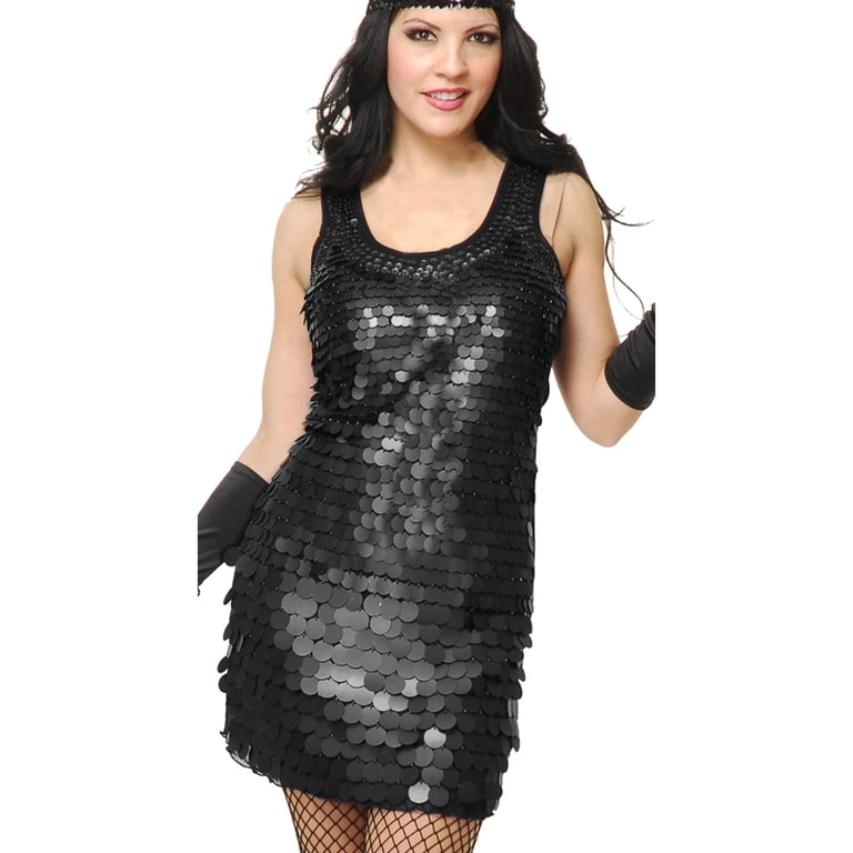black sequin dress costume ideas Easy New Year's Eve Outfit Idea: Black Sequin Dress Sarah Christine