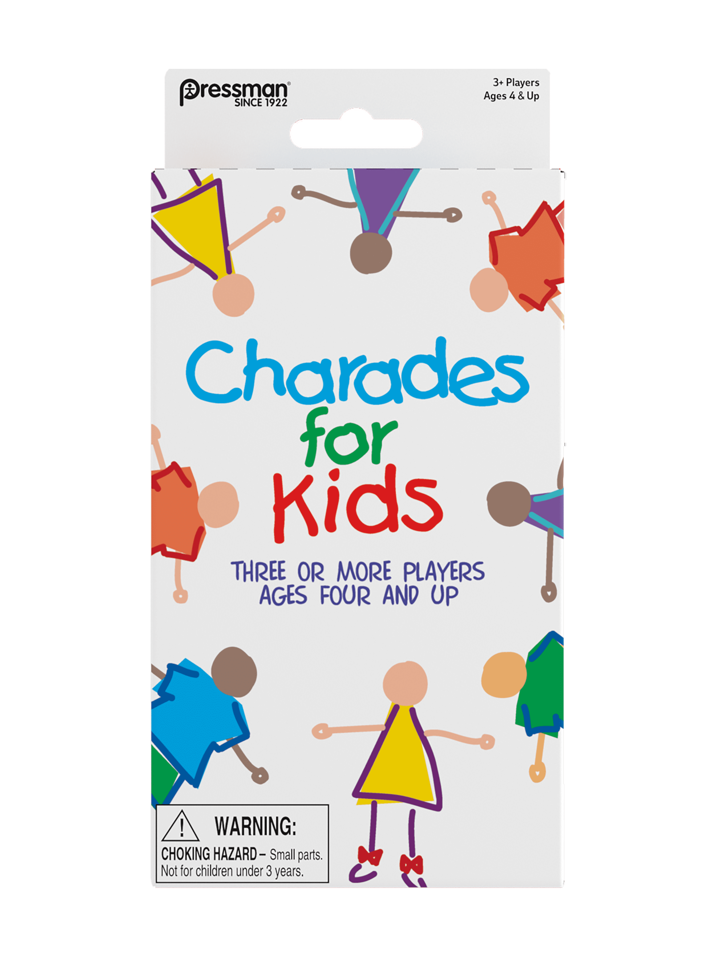 PRESSMAN TOYS Pressman Charades for Kids Game - Travel Version - 'No Reading Required' Family Game