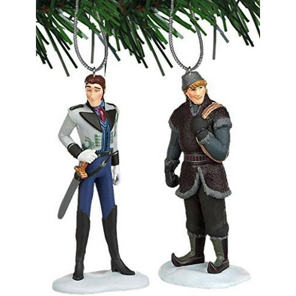Charateristix Disney Frozen 2pc Kristoff & Hans Ornament Set