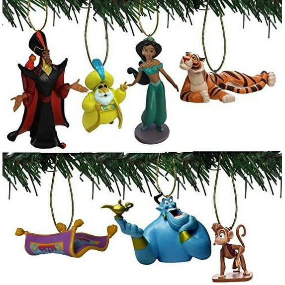 Charateristix Disney's Aladdin 7pc Ornament Set