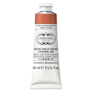 Charbonnel Etching Ink - Burnt Sienna, 60 ml
