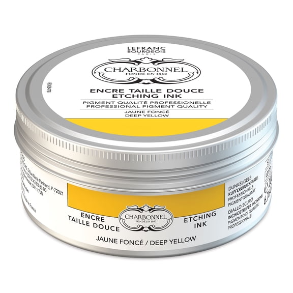 Charbonnel Etching Ink - Deep Yellow, 200 ml