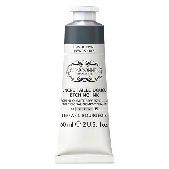 Charbonnel Etching Ink - Payne's Gray, 60 ml