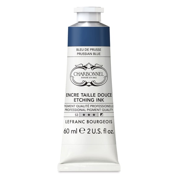Charbonnel Etching Ink - Prussian Blue, 60 ml