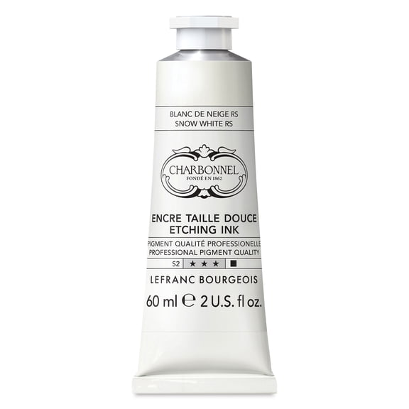 Charbonnel Etching Ink - Snow White, 60 ml