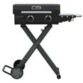 thumbnail image 1 of Charbroil Performance Series 22" Portable Propane Gas Griddle - 2-Burner, Black, 1 of 6