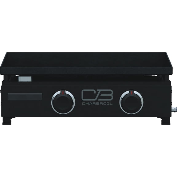 Charbroil 22" Performance Series Portable Tabletop 2 Burner Propane Gas Griddle, Black 463614224 — Residential Use, Standard Application