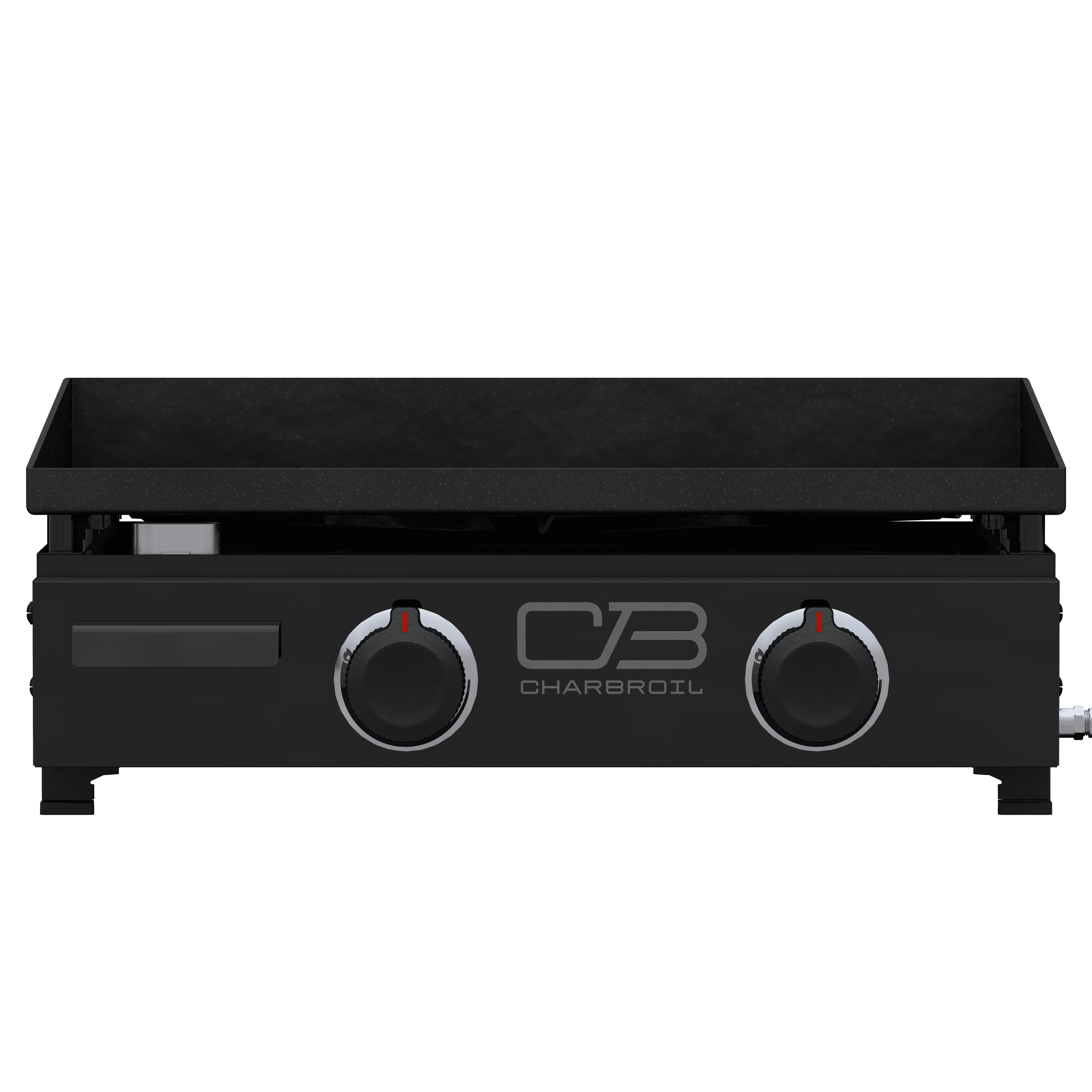 Charbroil 22" Portable Black 2-Burner Gas Griddle