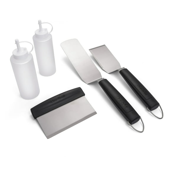 Charbroil 5-Piece Griddle Tool Set, Stainless Steel