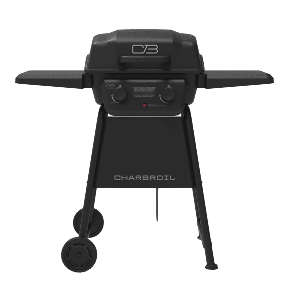 Charbroil Classic Series 2-Burner Black Propane Outdoor Gas Grill with Portable