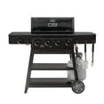 thumbnail image 1 of Charbroil Gas Grill, Performance Series FlavorMax 4 Burner Grill with Side Burner, Black, 1 of 12