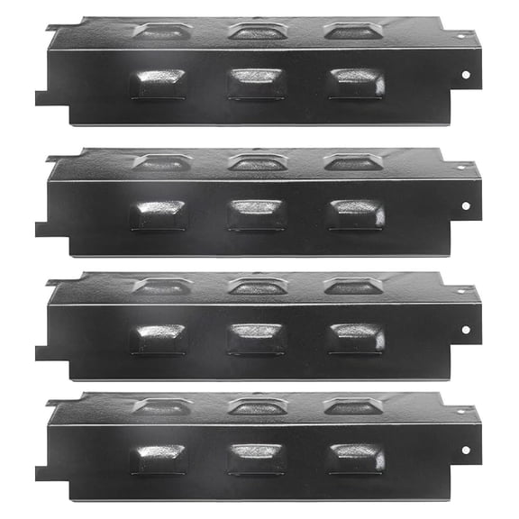 Charbroil Grill Heat Plates - 4-Pack Porcelain Steel Replacement - 14 5/8 x 4 1/4 Inch - Fits Savor Pro, Master Chef, & More