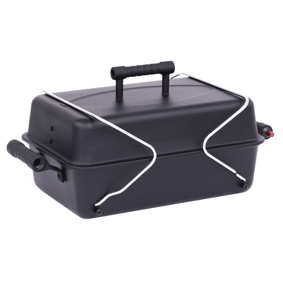 Charbroil 1-Burner Deluxe Portable Propane Gas Table Top Grill, Black