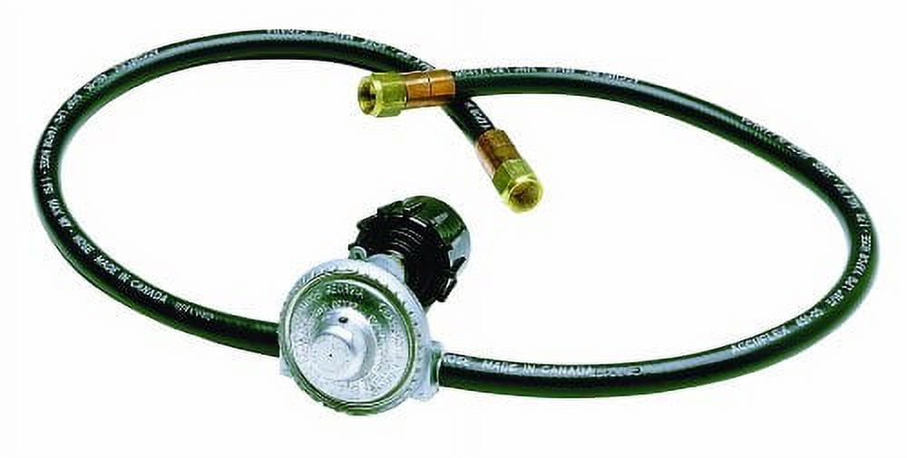 Charbroil Universal Dual Hose Regulator, 20in Weather-Proof Low Pressure Gas Line Connector, 2 Pieces