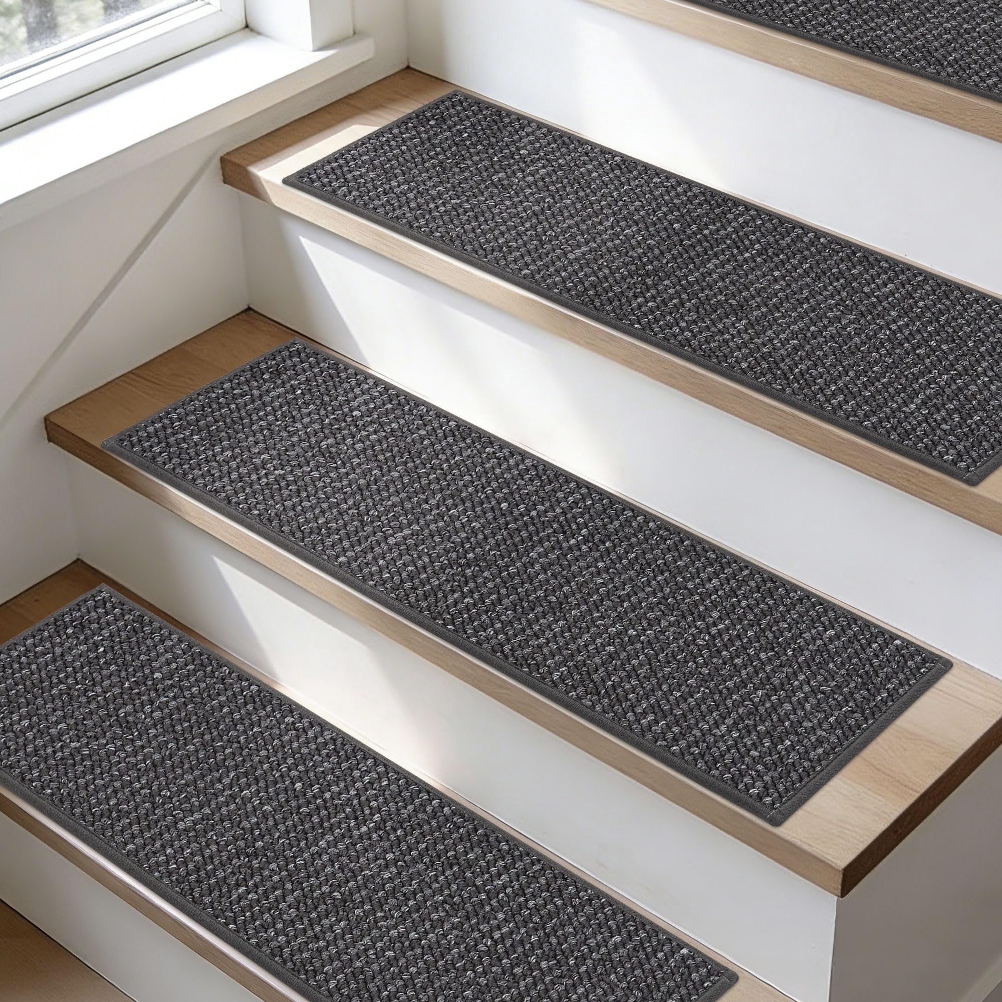 Charcoal 9" X 2'4" (Rectangular) 15 Count Staircase & Floor Step Treads