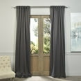 thumbnail image 1 of Anthracite Grey Blackout Room Darkening Curtain (1 Panel), Anthracite Grey, 50W X 96L, 1 of 6