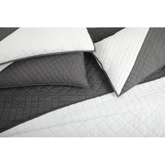 Charcoal - All Weather Organic Quilt Coverlet