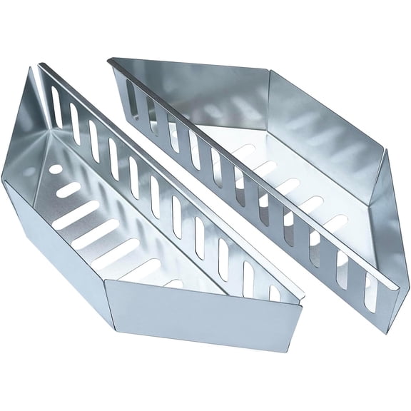 Charcoal Basket Stainless Steel for Char-Basket Charcoal Holders Compatible with 22 inch Grilling Accessories Charcoal Kettle Grill Accesories(2 Pieces)