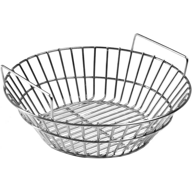 Charcoal Basket for 18-Inch Kamado Grills - Stainless Steel - Fits Big ...