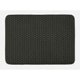 thumbnail image 1 of Charcoal Bath Mat, Repetitive Pattern of Geometrical Shapes and Dots Abstract Art, Plush Bathroom Decor Mat with Non Slip Backing, 29.5" X 17.5", Charcoal Grey White, by Ambesonne, 1 of 2