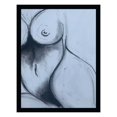thumbnail image 1 of Charcoal Beauty, All Woman - Framed Print, 1 of 1