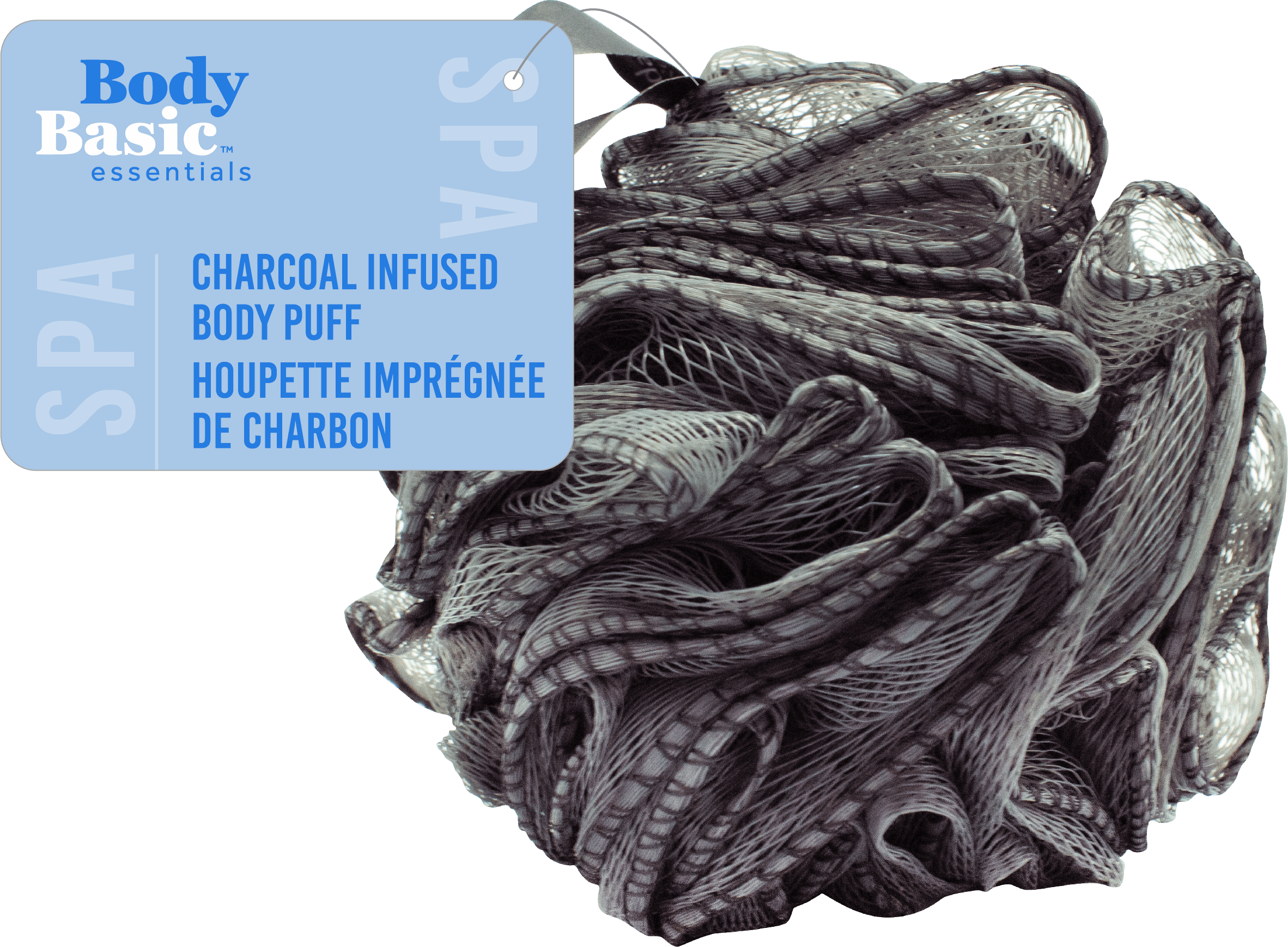 Charcoal Body Puff