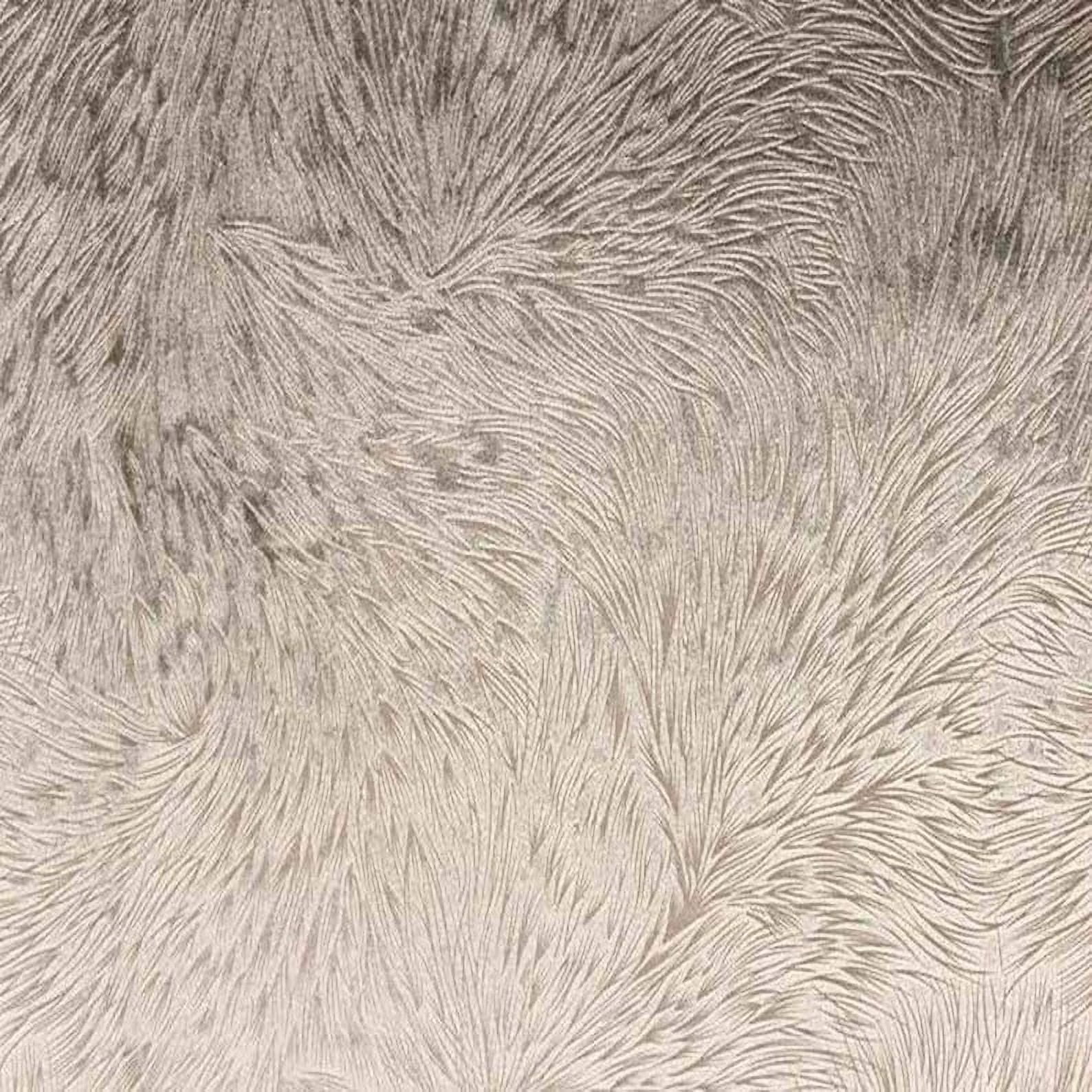 Charcoal Brocade Huntsville Velvet Fabric Cut by The Yard, 72 Inch. in
