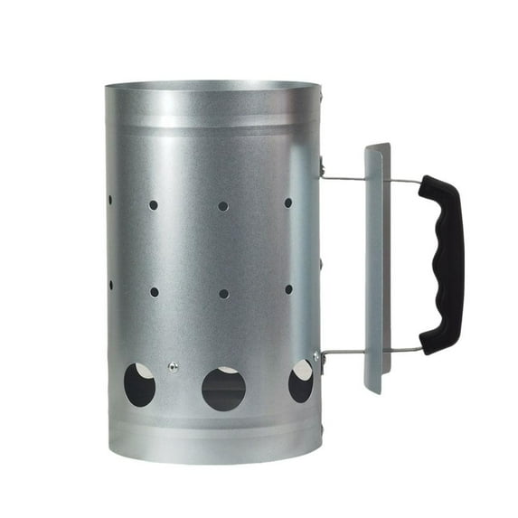 Charcoal Chimney Starter, Portable Bbq Coal Chimney Starter with Gloves, Stainless Steel Kit Starter Fire Barbecue Grilling K1C0