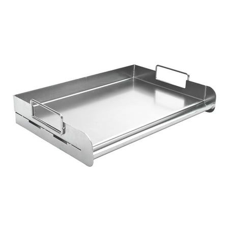 Charcoal Companion Rectangular Non-stick Coating Stainless Steel Grill Pan