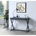 thumbnail image 1 of Charcoal Console Table with 1 Drawer & X-Shape Base | Smooth Operation, 1 of 7