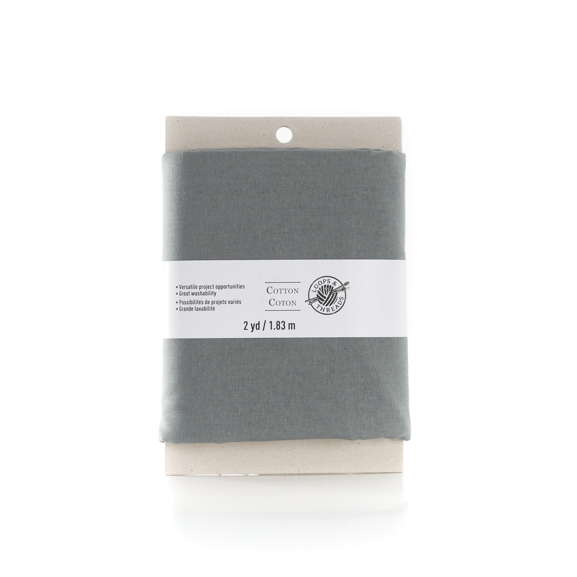 Charcoal Cotton Fabric Bundle by Loops & Threads® - Walmart.com