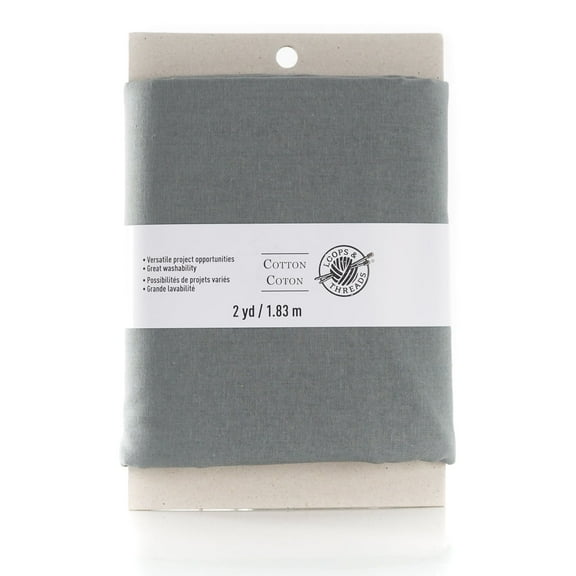 Charcoal Cotton Fabric Bundle by Loops & Threads