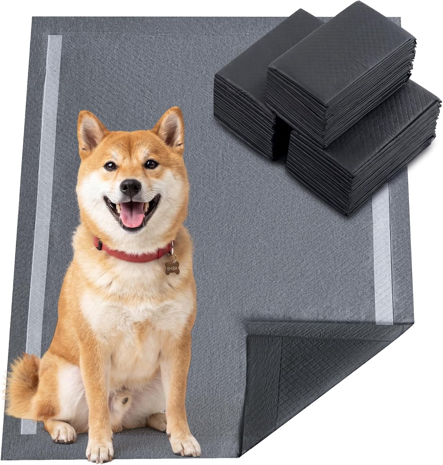 Backpack Training Bag Charcoal Dog Pee Pads Puppy Training Pads Leak Proof Highly Absorbent ...