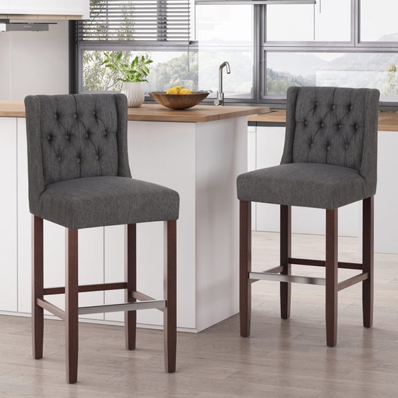 Charcoal Fabric - Spacious Seat - Lounge Bar - Comfortable Sitting